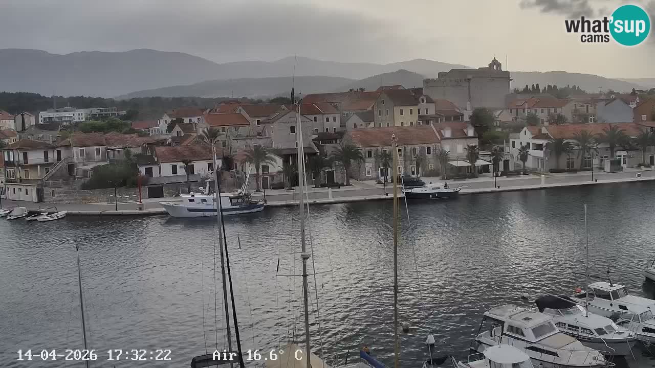 Webcam Hvar Vrboska marina | Dalmazia