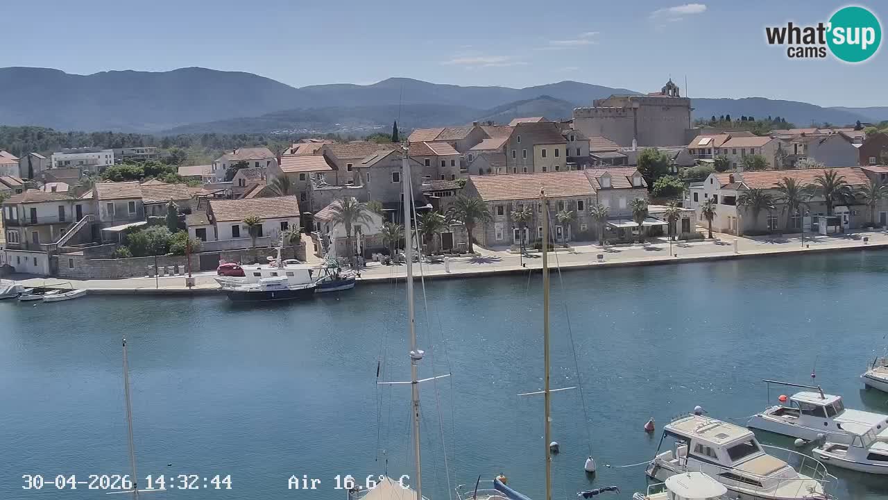 Livecam Vrboska marina | Hvar island | Dalmatia
