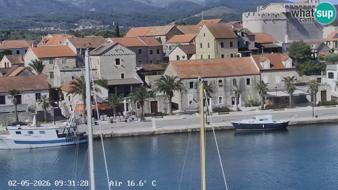 Webcam Vrboska marina | Hvar Insel | Dalmatien