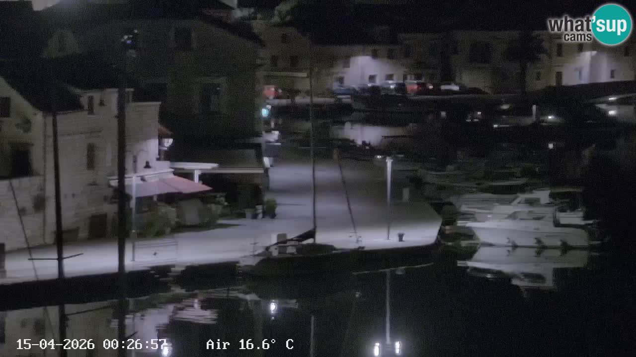 Webcam Vrboska marina | Hvar Insel | Dalmatien