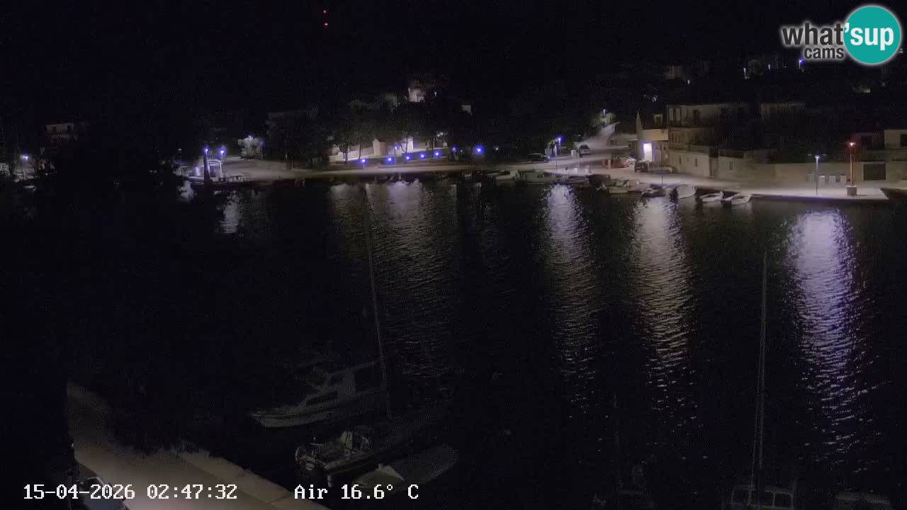 Livecam Hvar Vrboska marina | Île de Hvar | Dalmatia