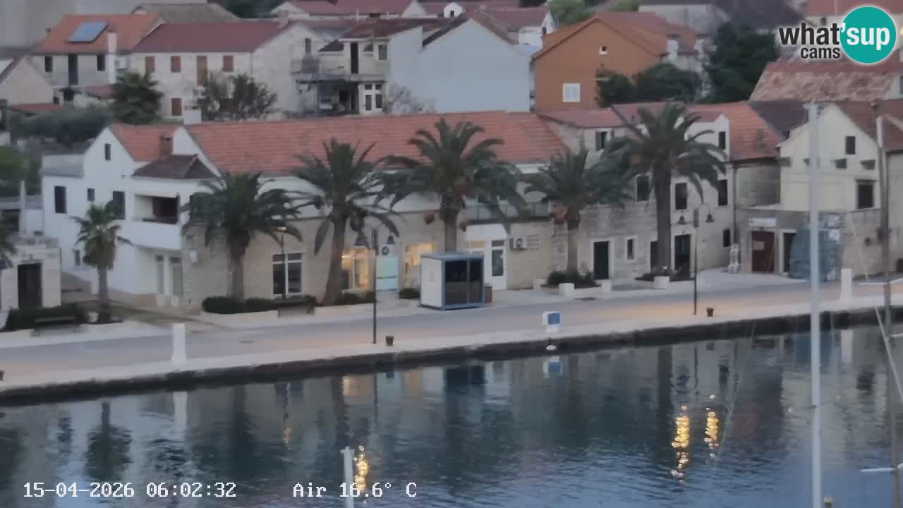 Webcam Hvar Vrboska marina | Dalmazia