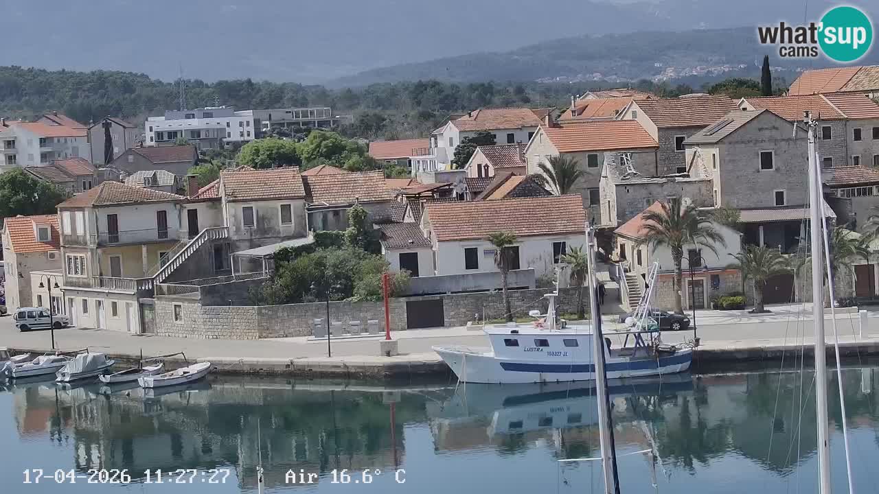 Livecam Hvar Vrboska marina | Île de Hvar | Dalmatia