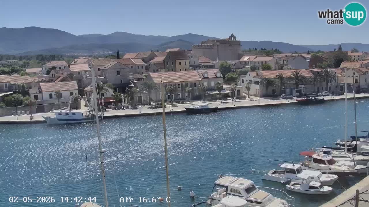 Webcam Vrboska marina | Hvar Insel | Dalmatien