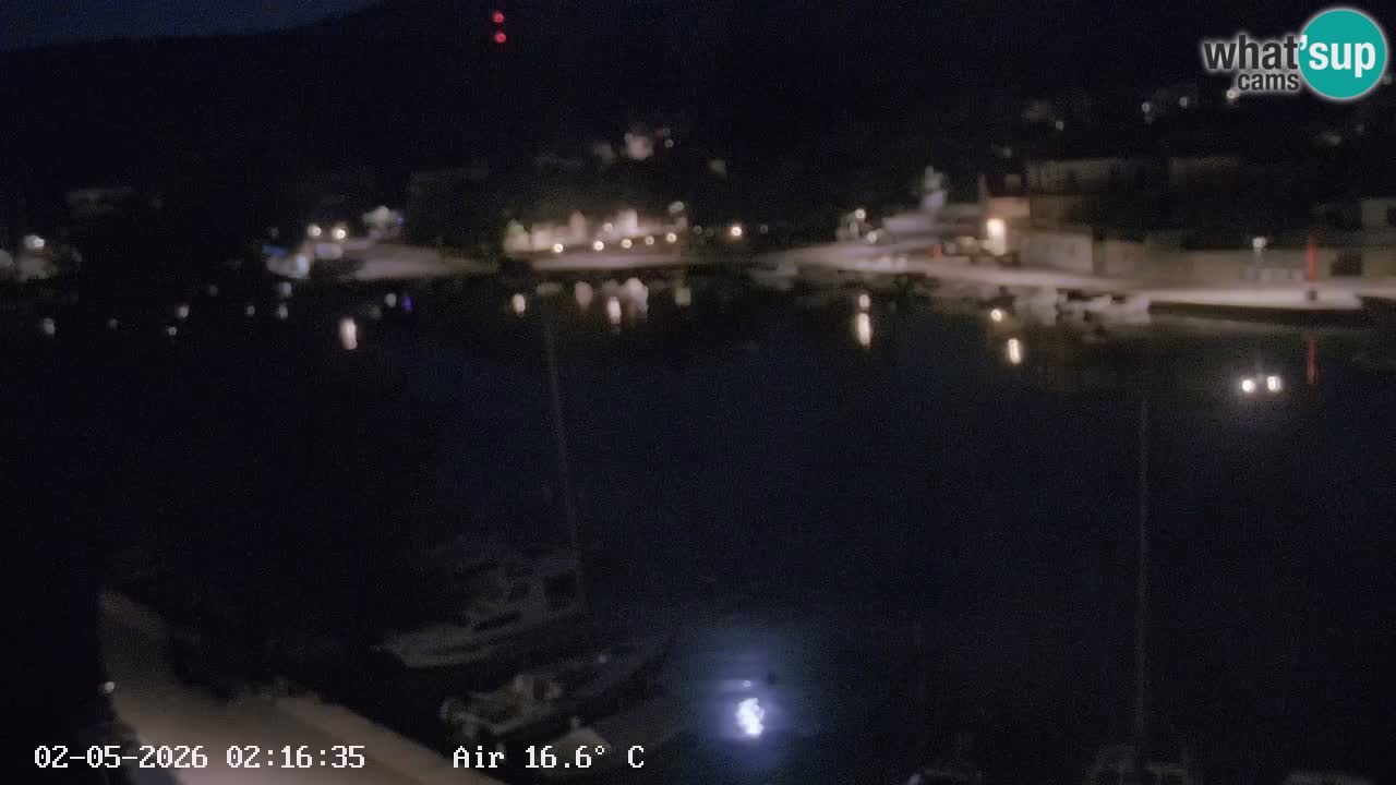 Livecam Hvar Vrboska marina | Île de Hvar | Dalmatia