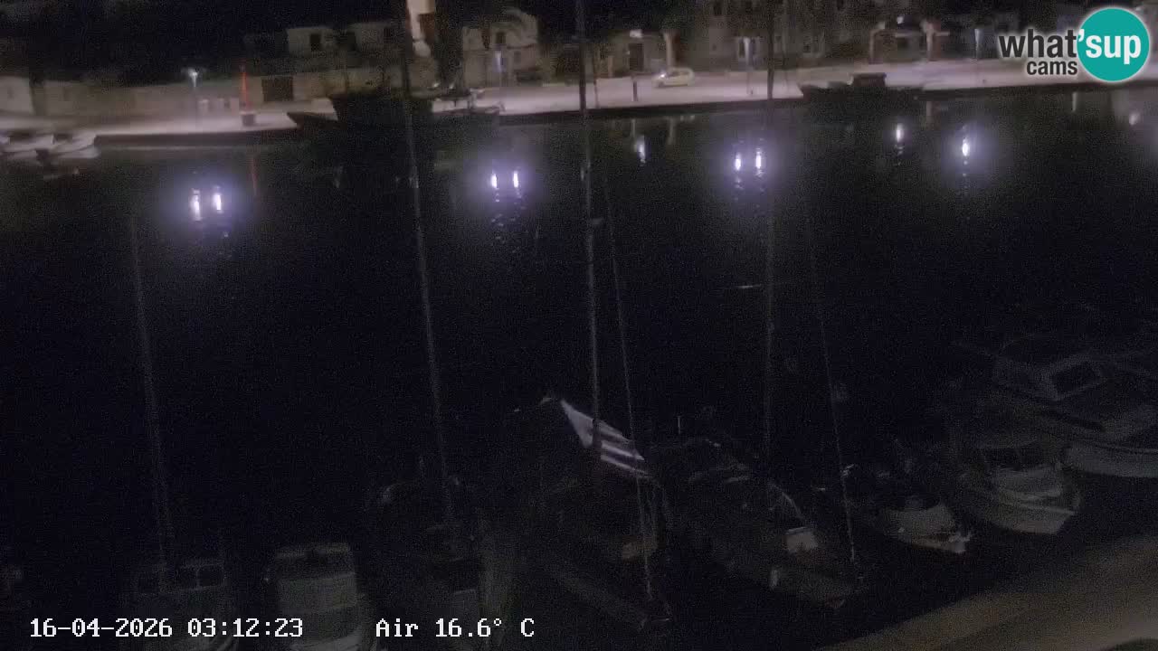 Webcam Vrboska marina | Hvar Insel | Dalmatien