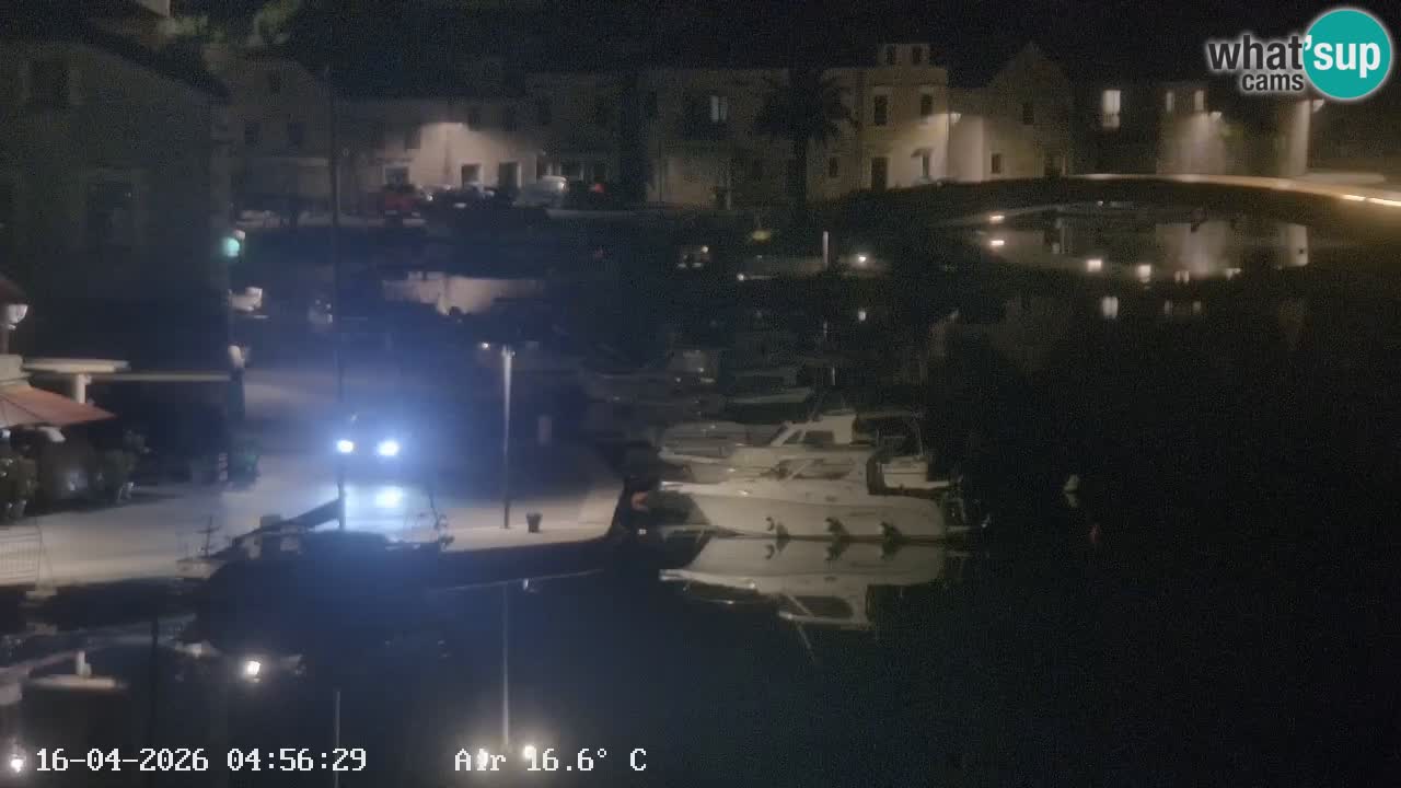 Webcam Vrboska marina | Hvar Insel | Dalmatien