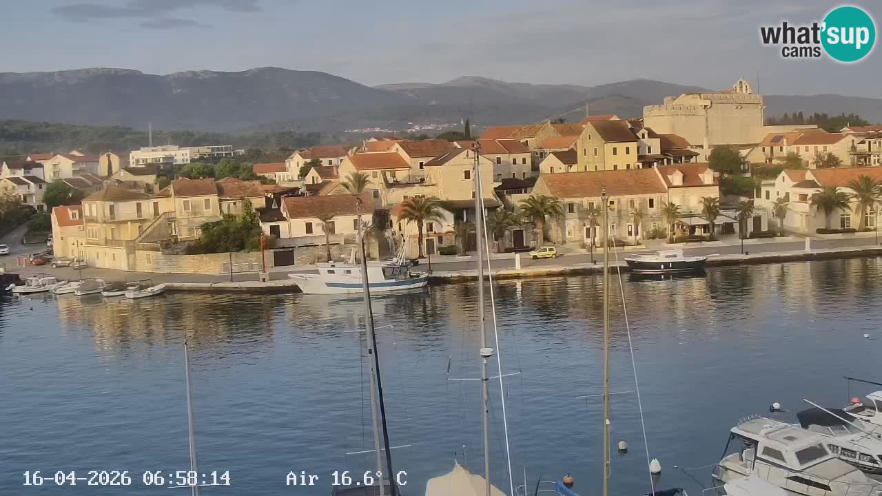 Livecam Vrboska marina | Hvar island | Dalmatia