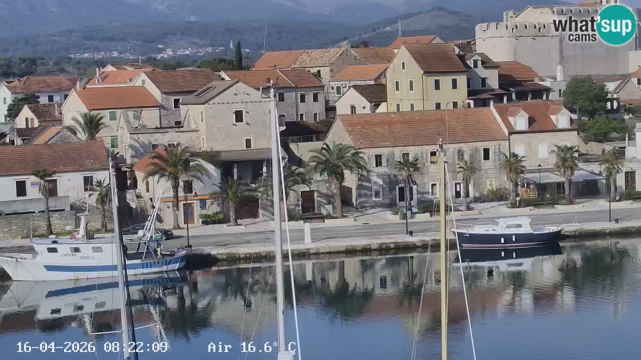 Livecam Vrboska marina | Hvar island | Dalmatia