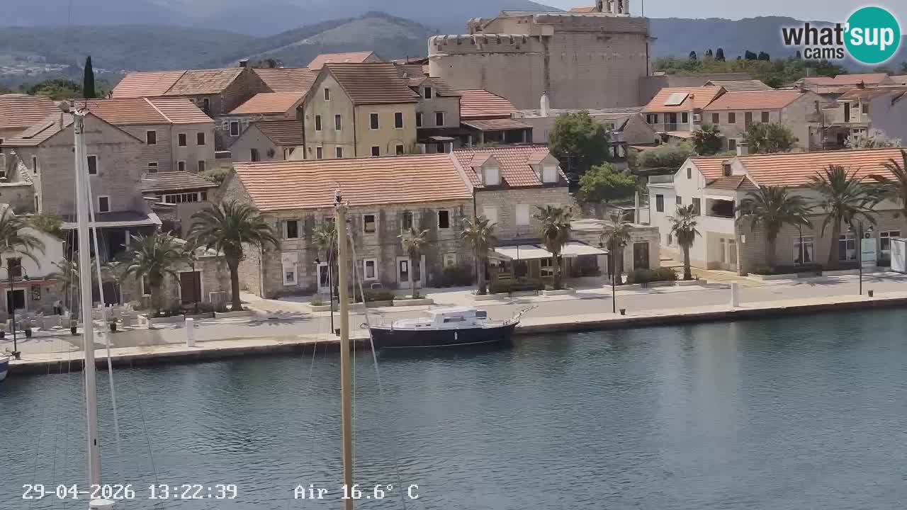 Web kamera Hvar Vrboska marina | otok Hvar | Dalmacija