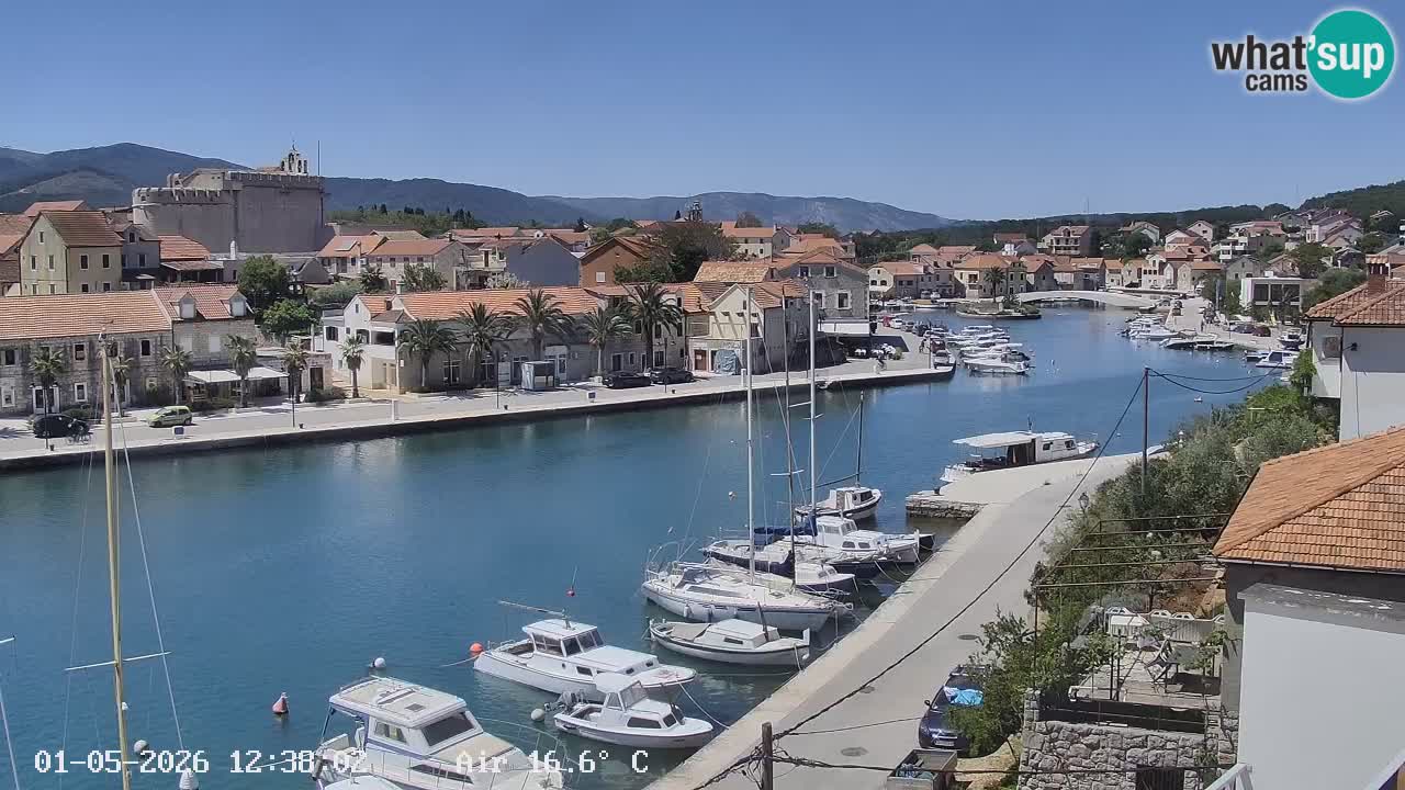 Webcam Vrboska marina | Hvar Insel | Dalmatien