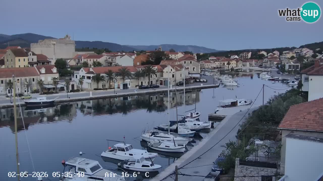 Livecam Hvar Vrboska marina | Île de Hvar | Dalmatia