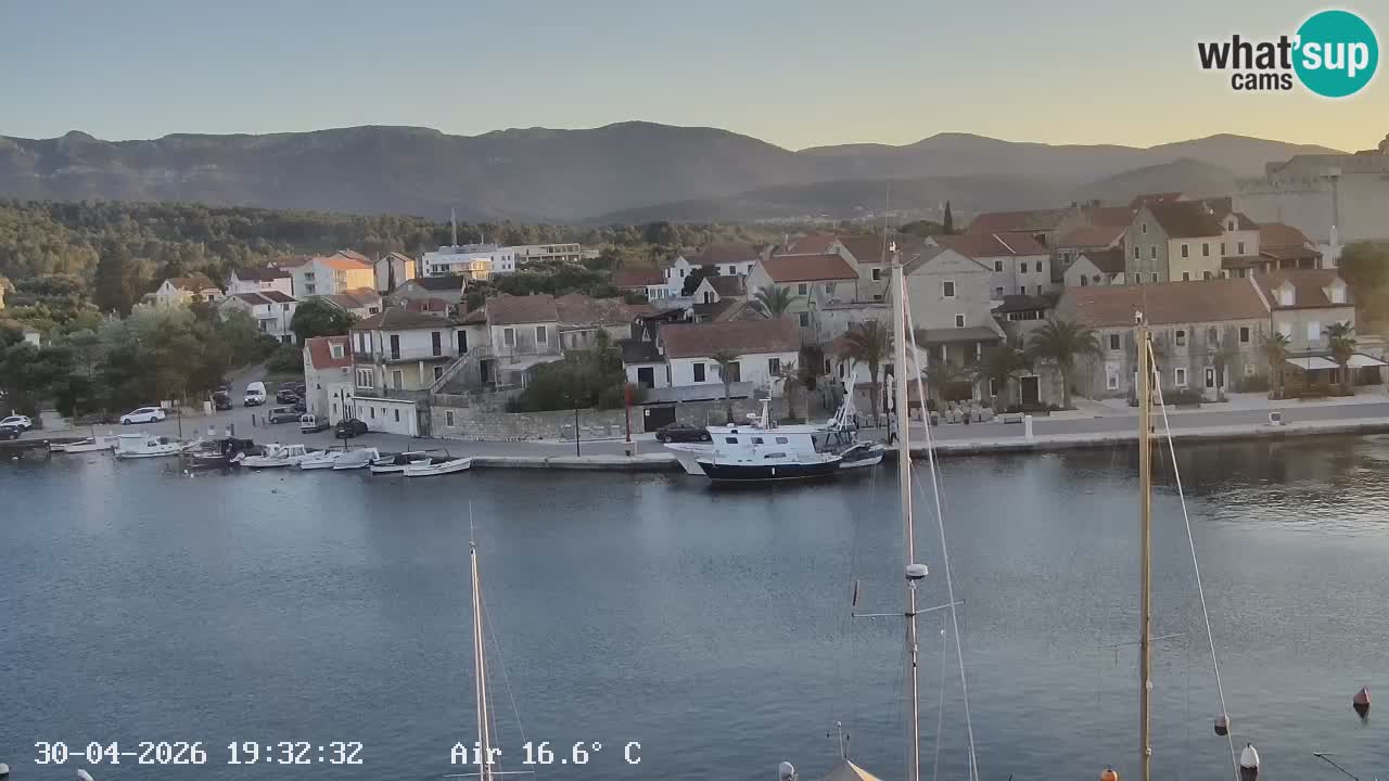 Livecam Vrboska marina | Hvar island | Dalmatia