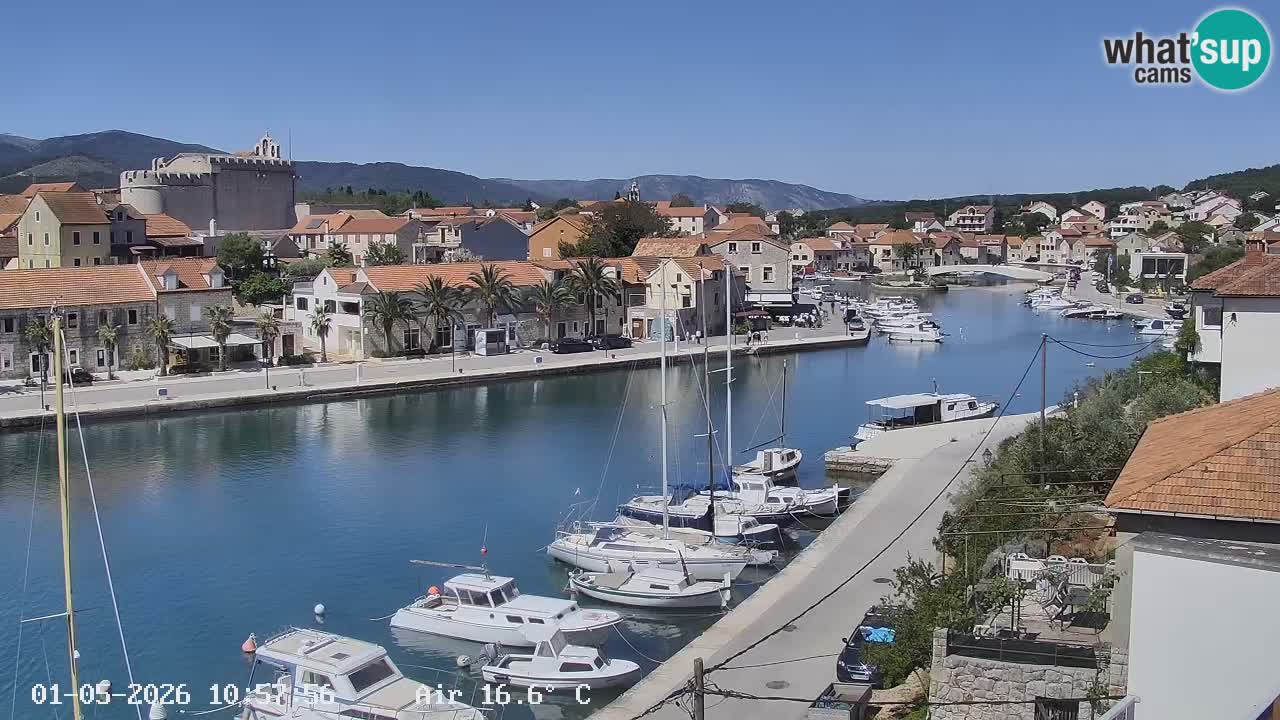 Webcam Vrboska marina | Hvar Insel | Dalmatien