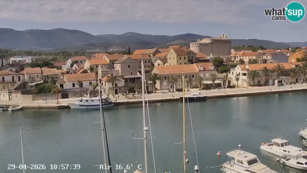 Webcam Vrboska marina | Hvar Insel | Dalmatien