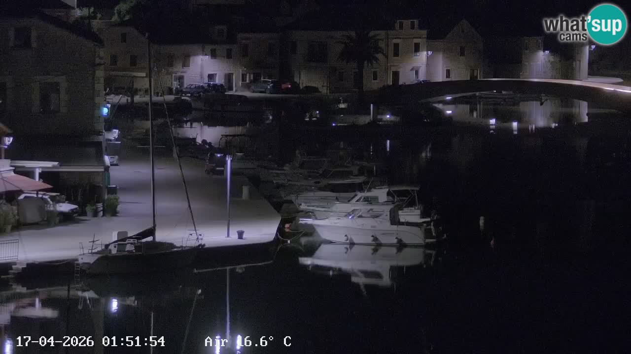 Webcam Vrboska marina | Hvar Insel | Dalmatien