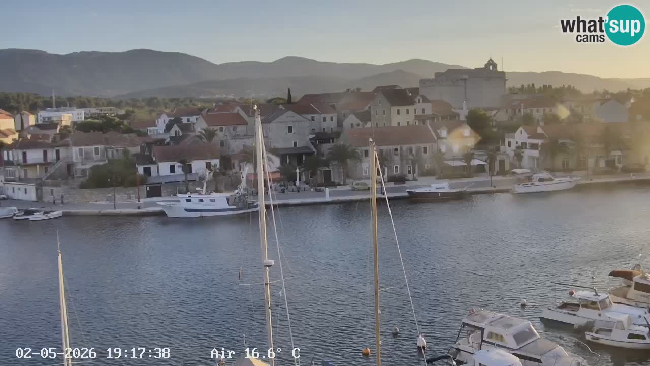 Webcam Hvar Vrboska marina | Dalmazia