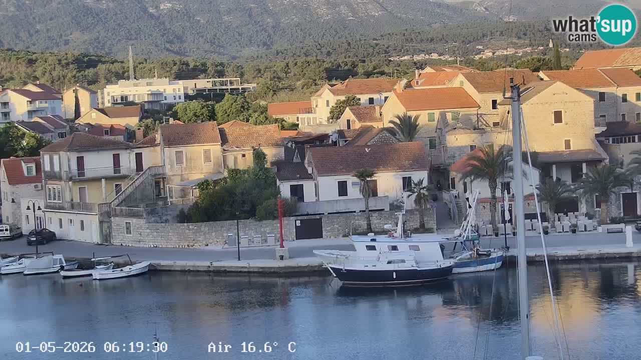 Webcam Vrboska marina | Hvar Insel | Dalmatien