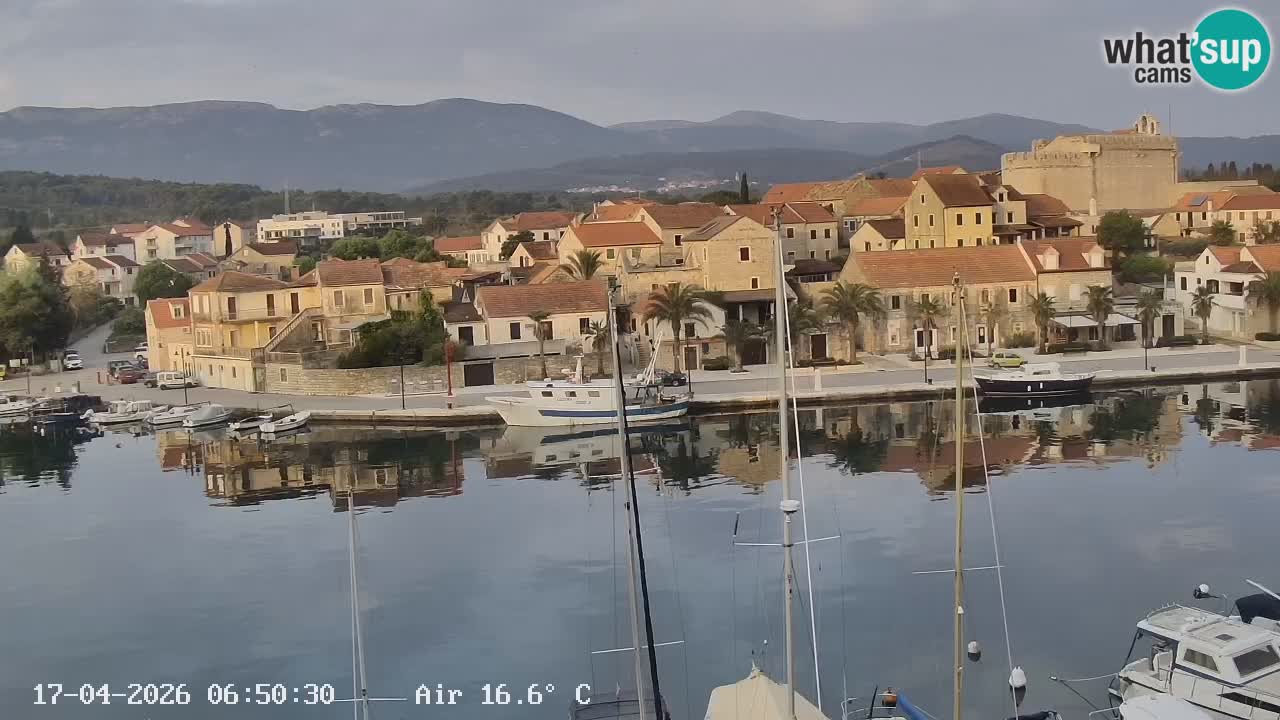 Livecam Hvar Vrboska marina | Île de Hvar | Dalmatia