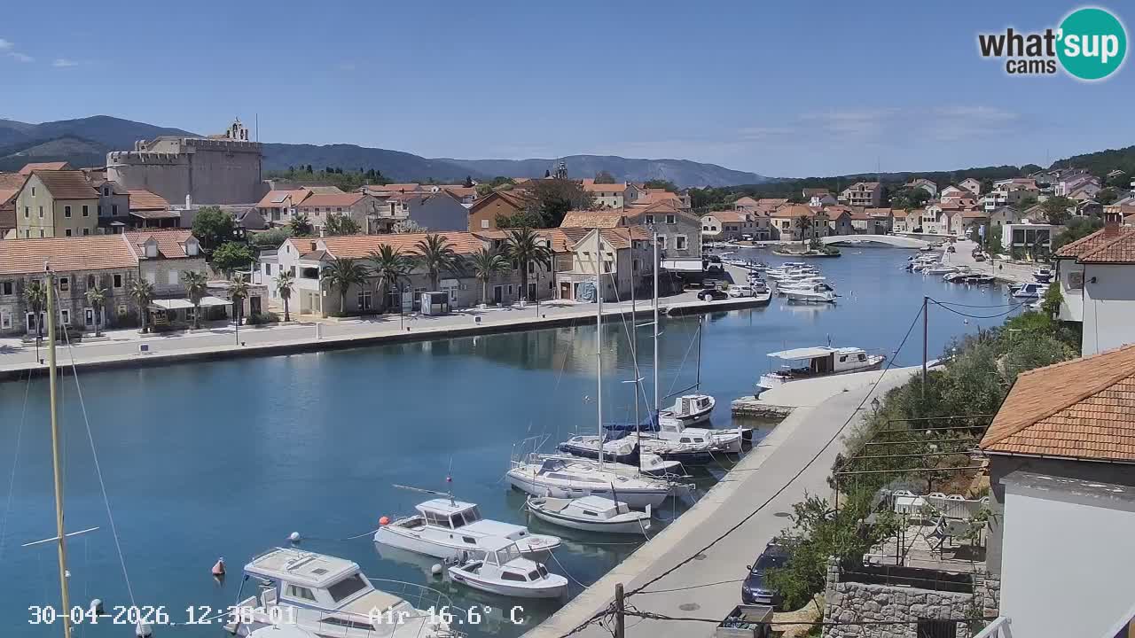 Webcam Vrboska marina | Hvar Insel | Dalmatien
