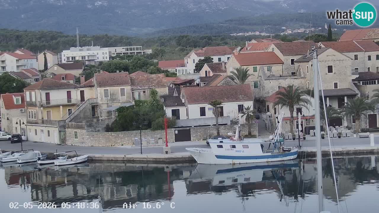 Web kamera Hvar Vrboska marina | otok Hvar | Dalmacija