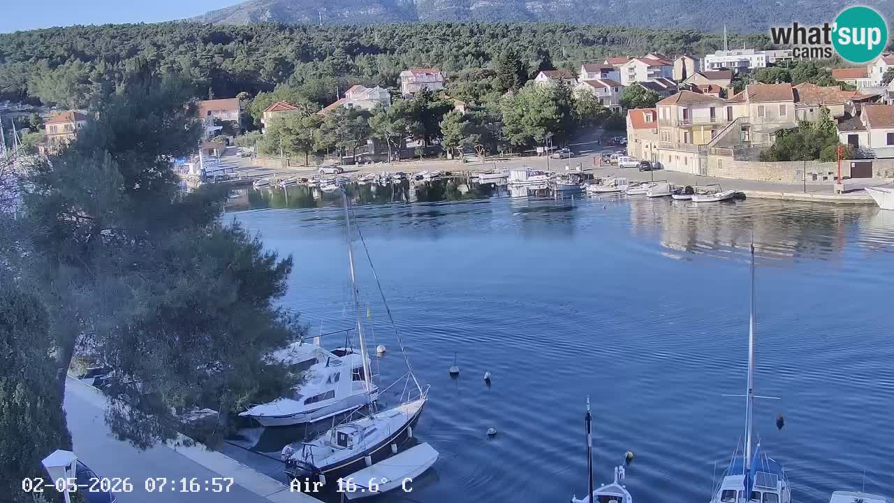 Livecam Vrboska marina | Hvar island | Dalmatia