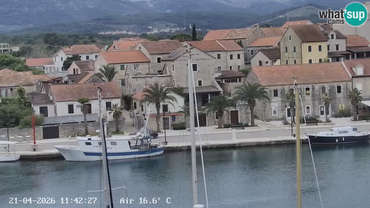 Webcam Vrboska marina | Hvar Insel | Dalmatien