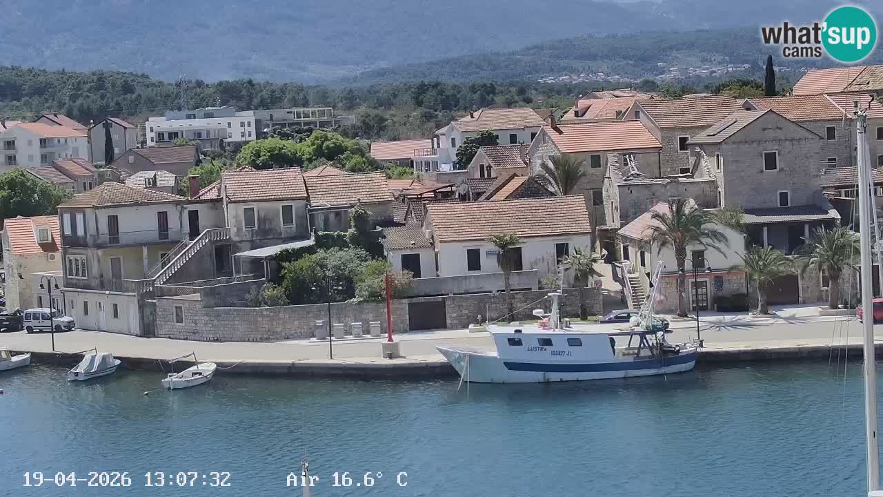 Webcam Hvar Vrboska marina | Dalmazia