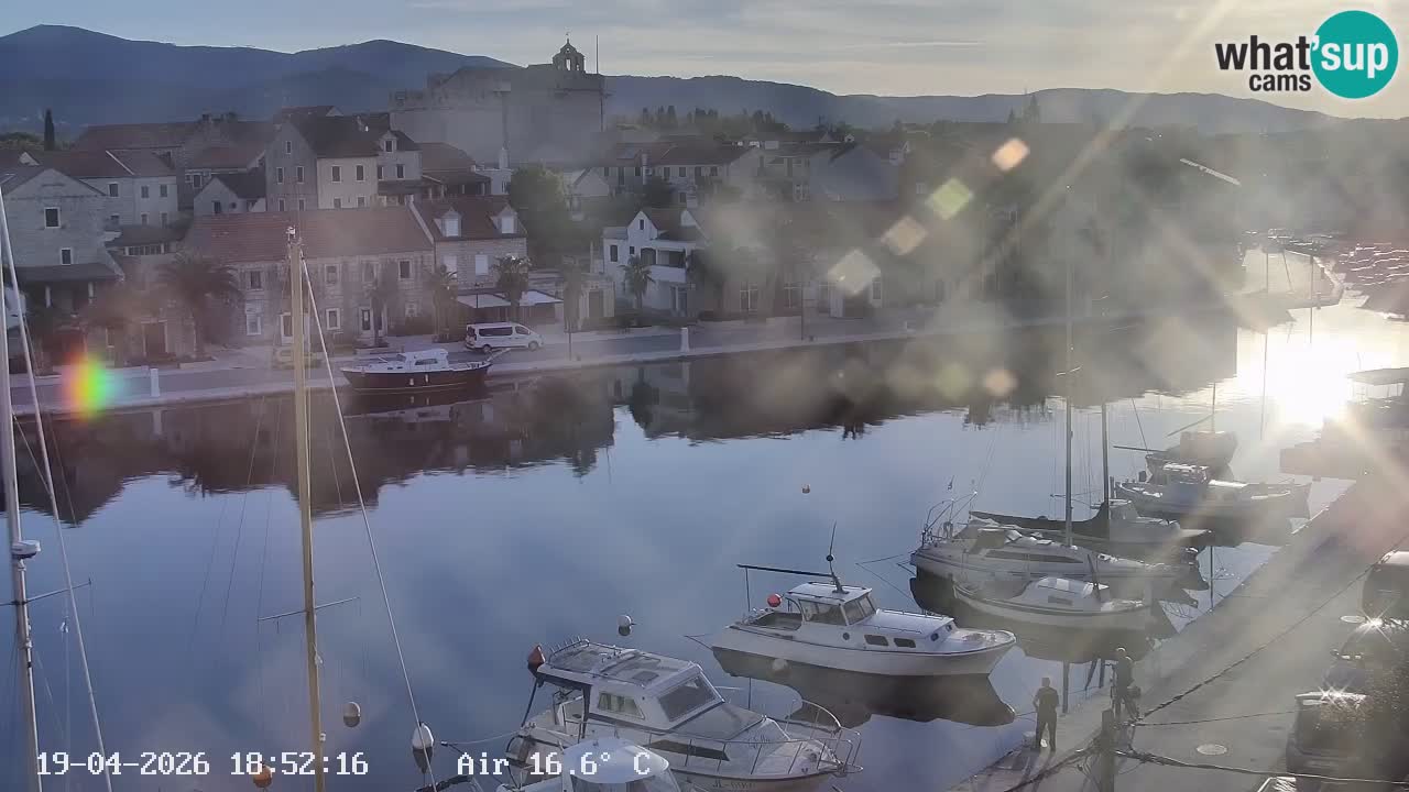 Webcam Vrboska marina | Hvar Insel | Dalmatien