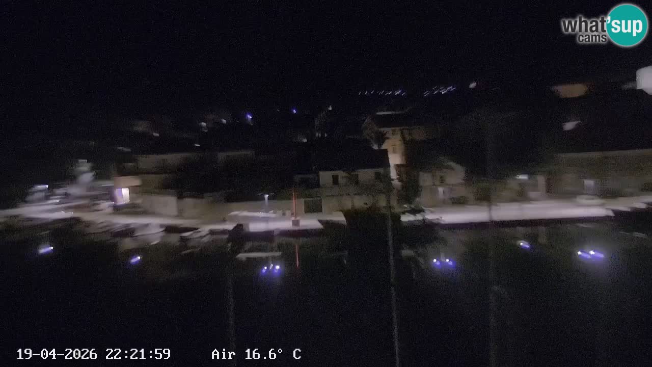 Webcam Vrboska marina | Hvar Insel | Dalmatien