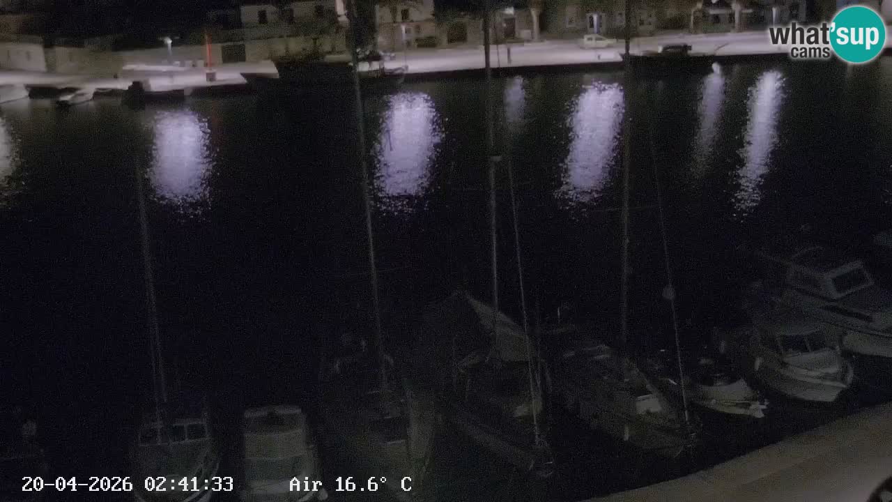 Webcam Hvar Vrboska marina | Dalmazia