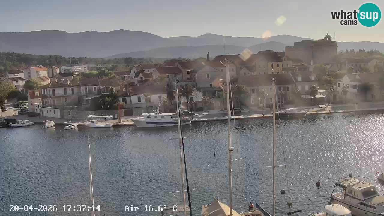 Livecam Vrboska marina | Hvar island | Dalmatia
