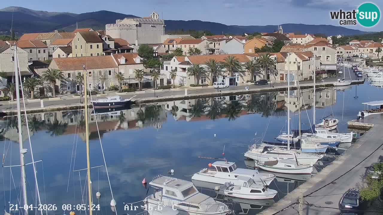 Livecam Hvar Vrboska marina | Île de Hvar | Dalmatia