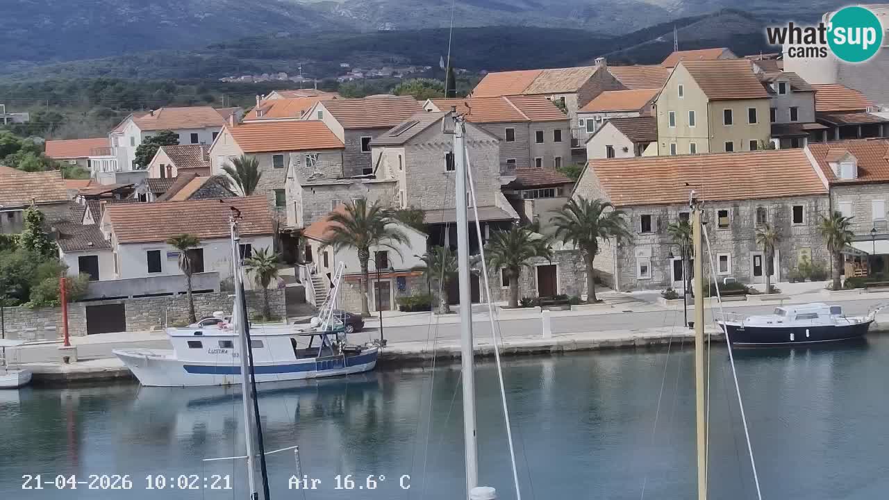 Livecam Vrboska marina | Hvar island | Dalmatia