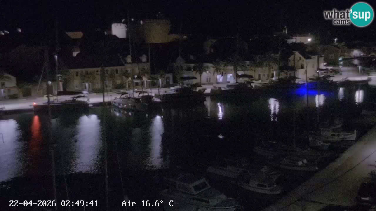 Livecam Hvar Vrboska marina | Île de Hvar | Dalmatia