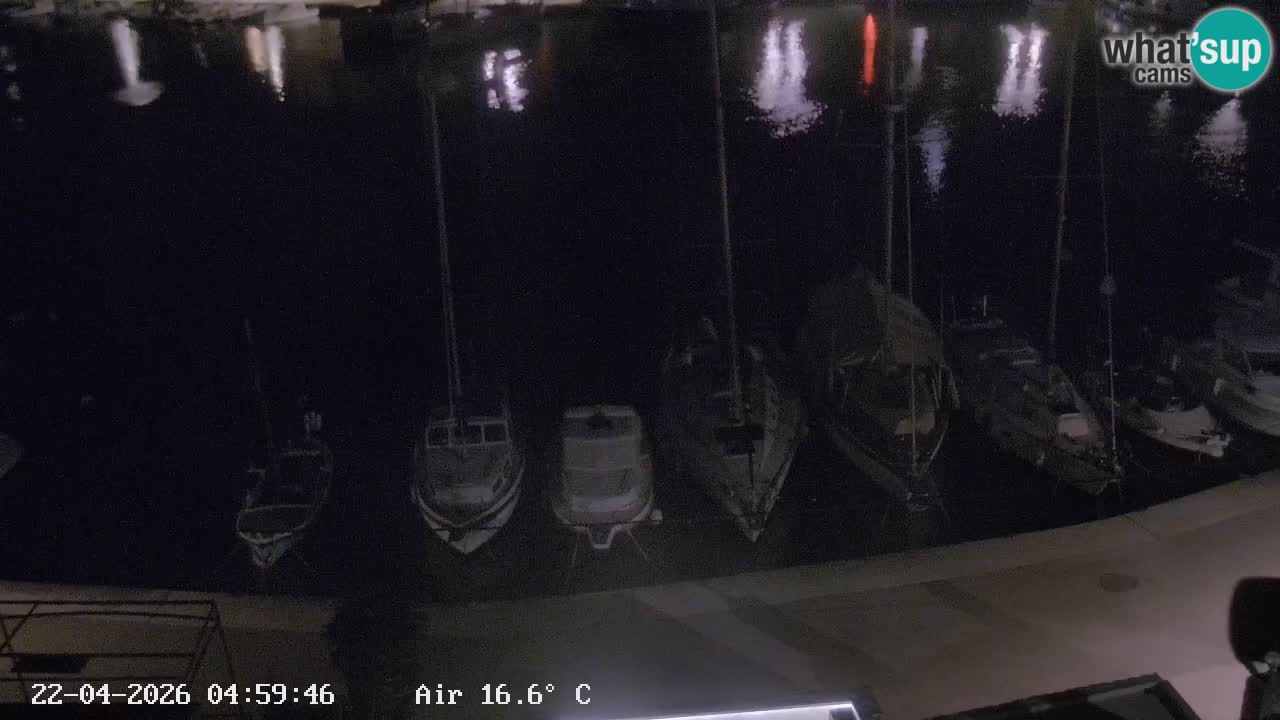 Webcam Vrboska marina | Hvar Insel | Dalmatien