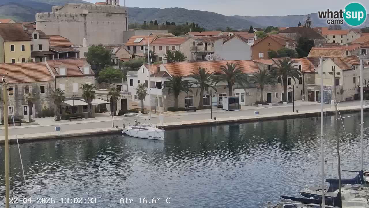 Livecam Vrboska marina | Hvar island | Dalmatia