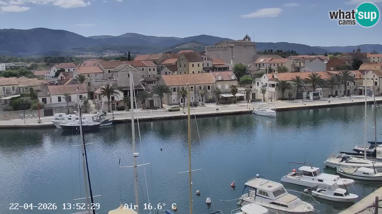 Webcam Vrboska marina | Hvar Insel | Dalmatien