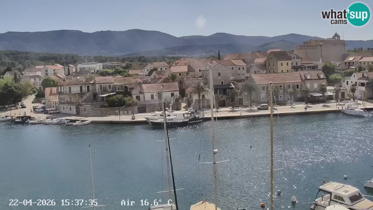 Webcam Vrboska marina | Hvar Insel | Dalmatien