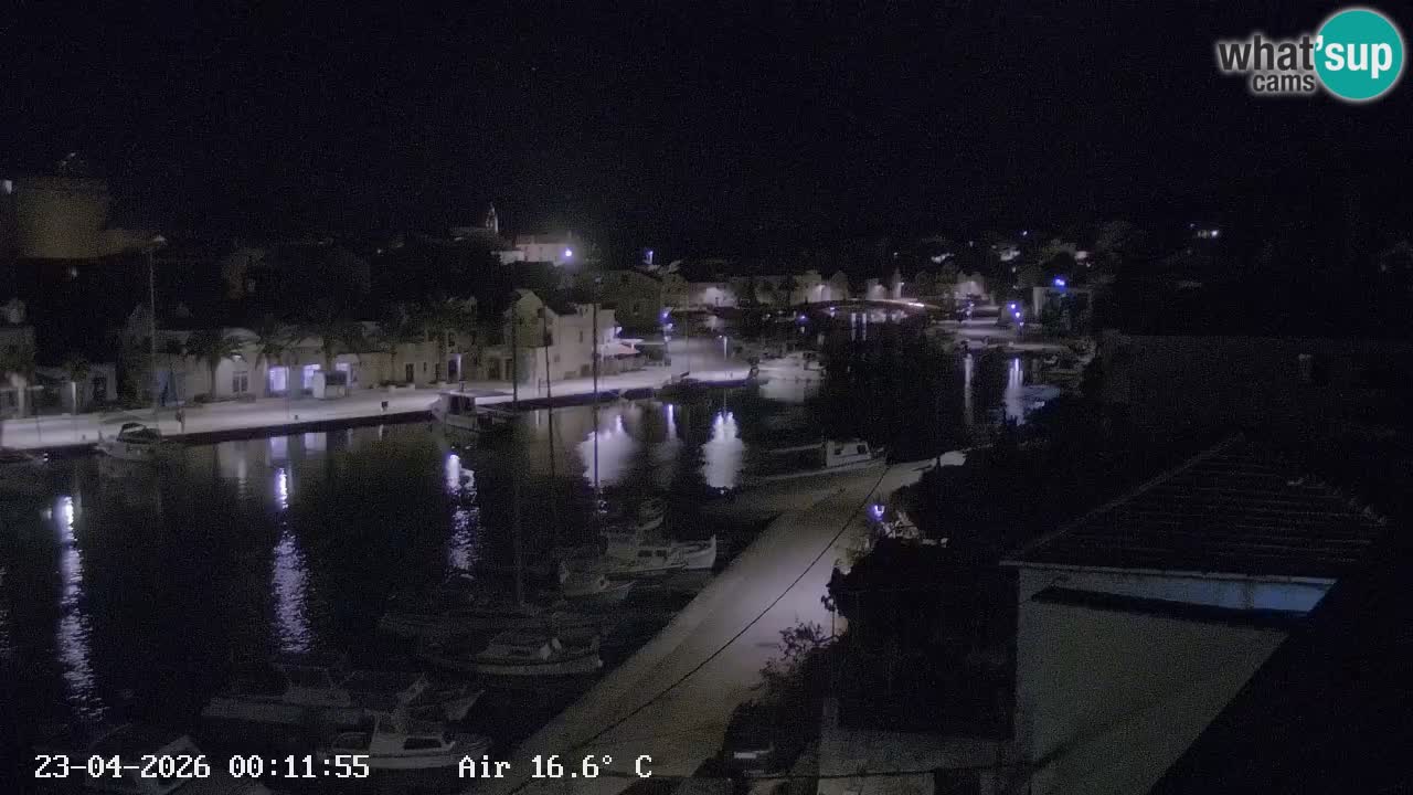 Livecam Hvar Vrboska marina | Île de Hvar | Dalmatia