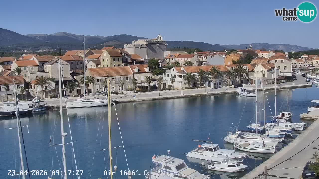 Livecam Vrboska marina | Hvar island | Dalmatia