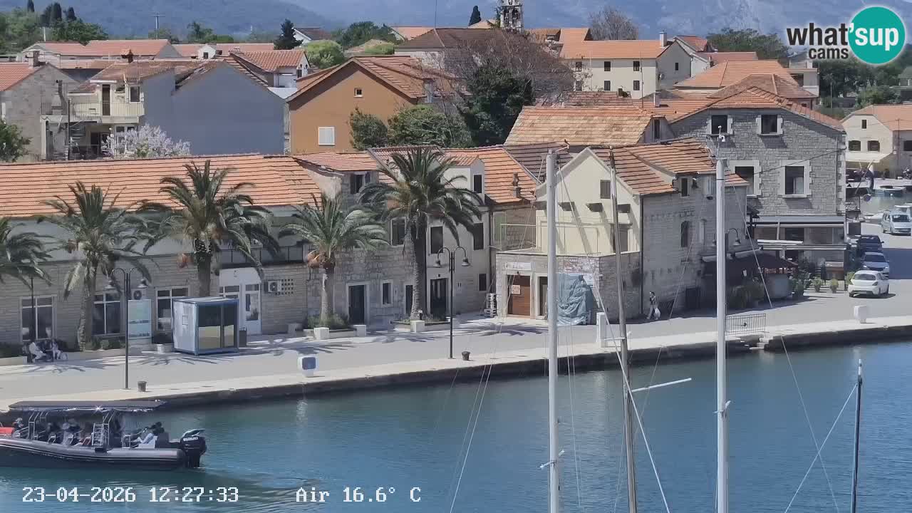 Livecam Vrboska marina | Hvar island | Dalmatia