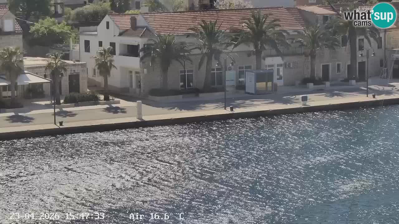 Livecam Vrboska marina | Hvar island | Dalmatia