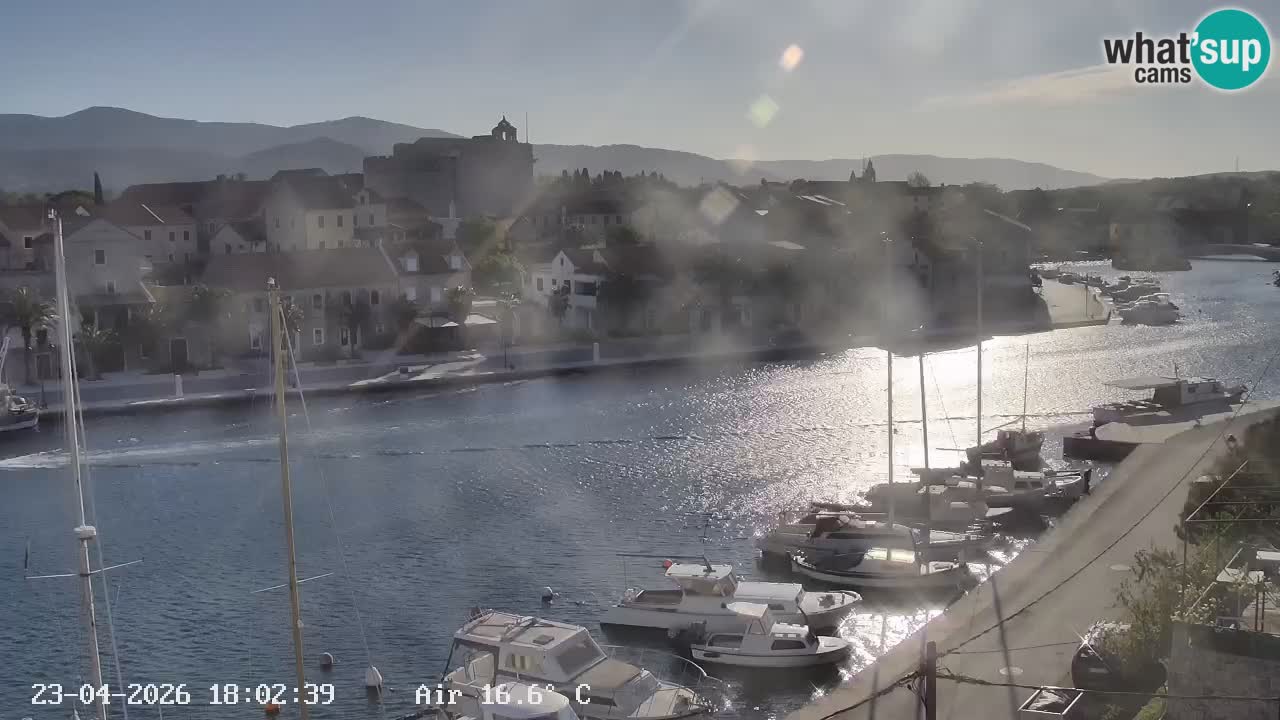 Webcam Vrboska marina | Hvar Insel | Dalmatien