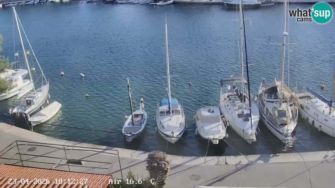Webcam Vrboska marina | Hvar Insel | Dalmatien