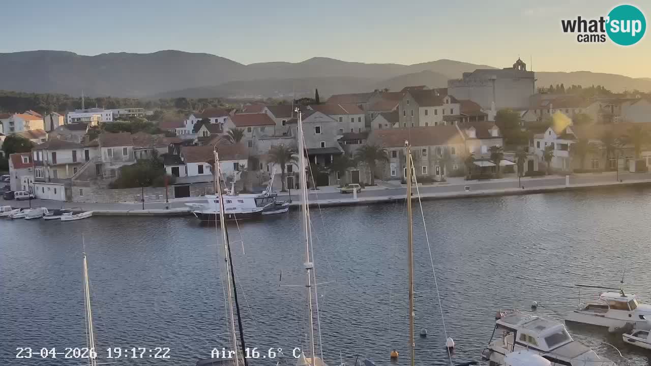 Web kamera Hvar Vrboska marina | otok Hvar | Dalmacija