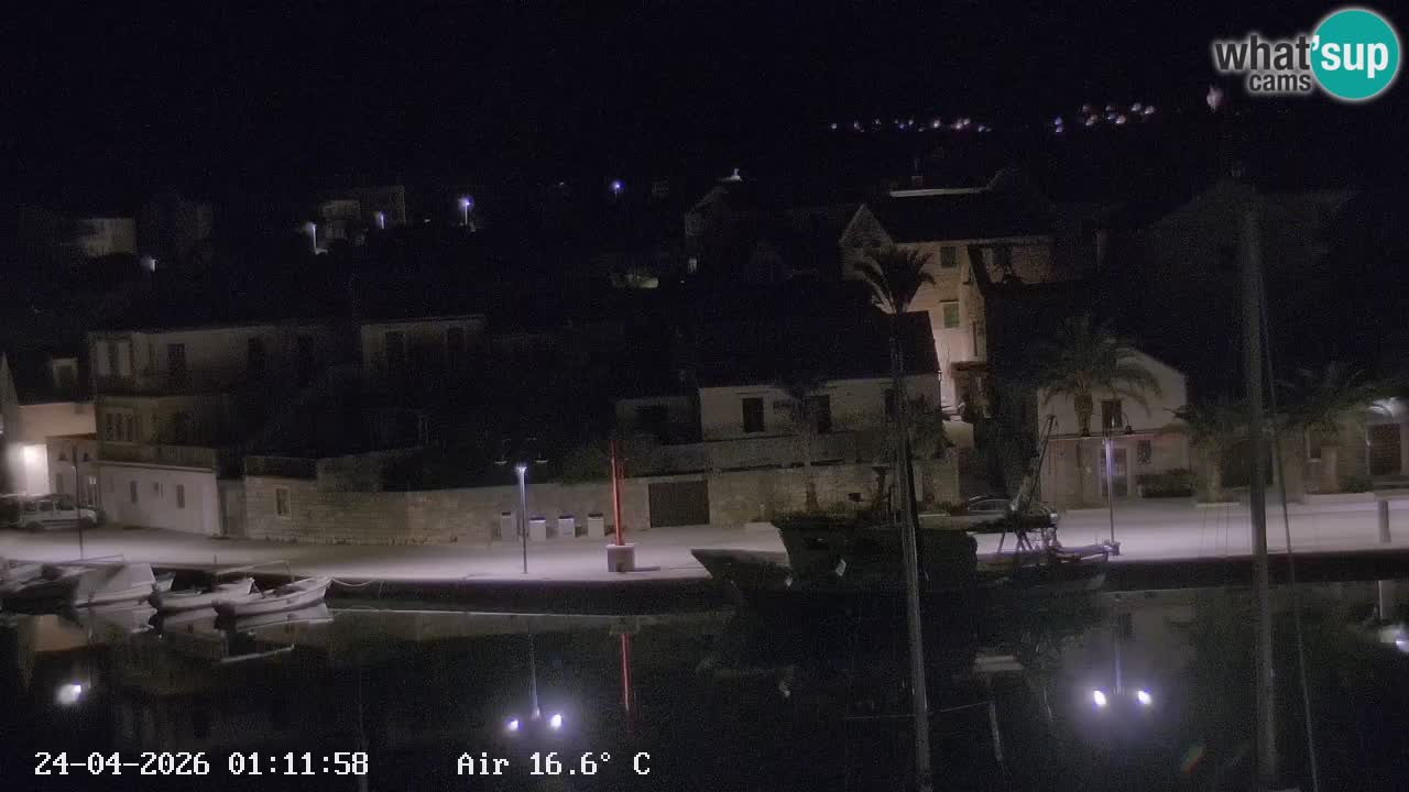 Webcam Vrboska marina | Hvar Insel | Dalmatien