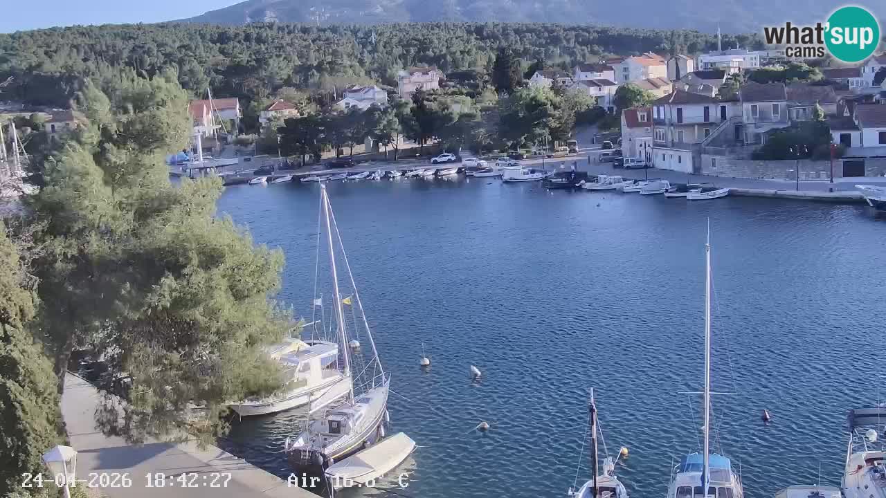 Livecam Vrboska marina | Hvar island | Dalmatia