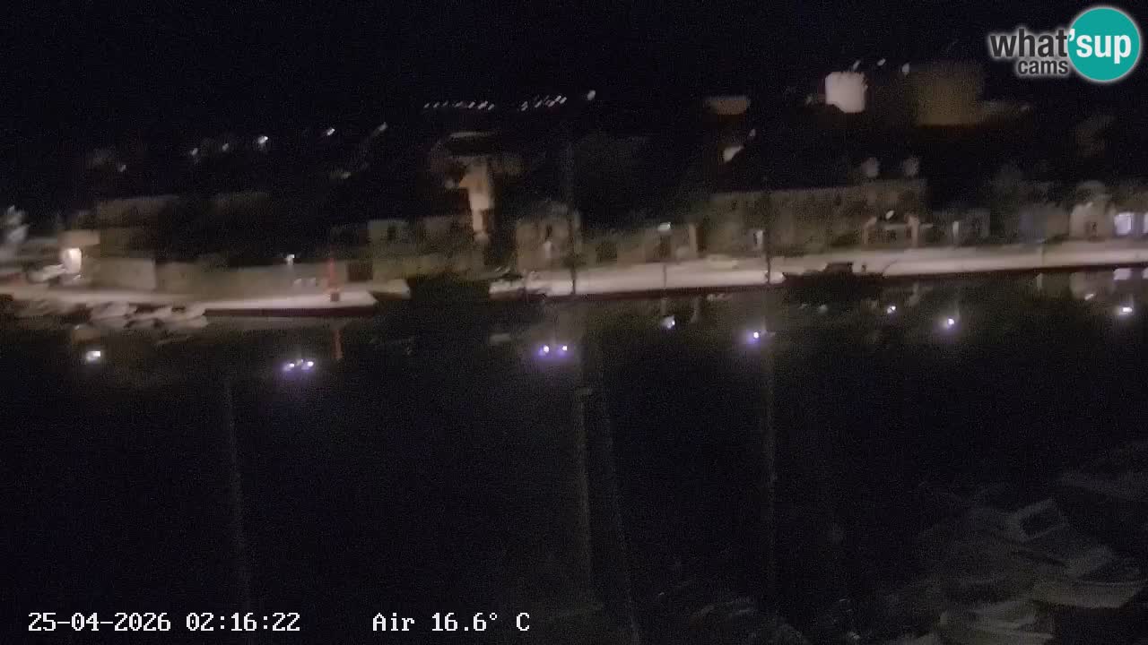 Webcam Vrboska marina | Hvar Insel | Dalmatien