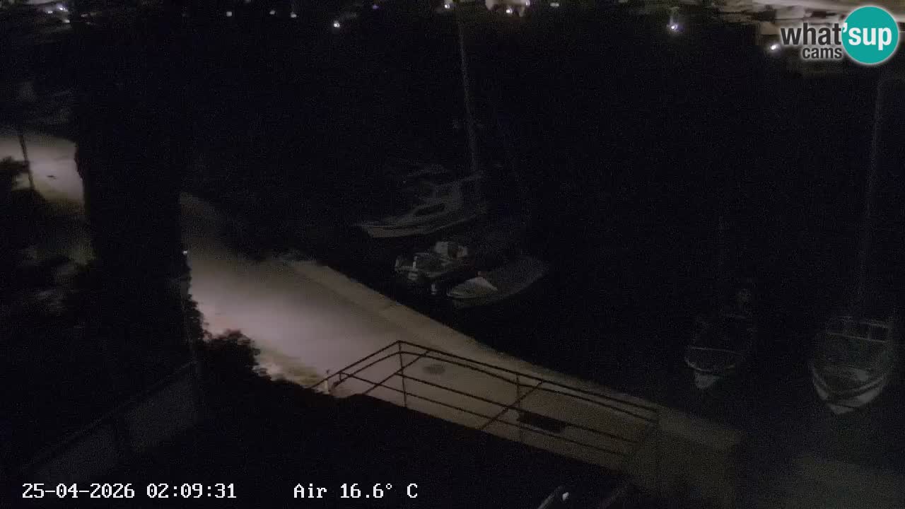 Webcam Hvar Vrboska marina | Dalmazia